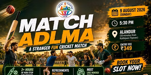 \ud83c\udfcf Match Adlma \u2013 A Stranger Fun Cricket Match | Chennai