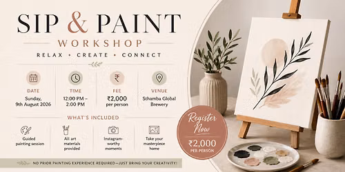 Sip n Paint Mandala Workshop 