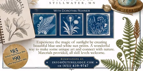 Botanical Cyanotype Art Class
