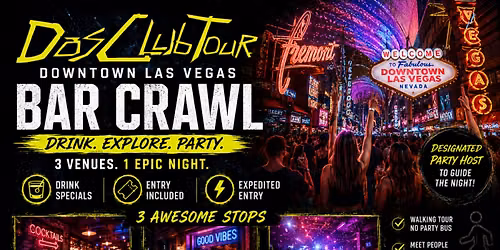 Downtown Fremont Street Bar Crawl