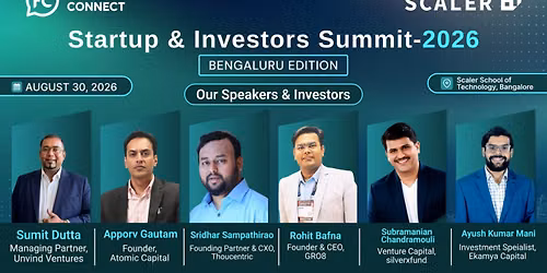 Startup & Investor Summit 2026 \u2013 Bangalore Edition