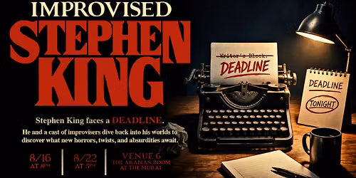 Improvised Stephen King @ Indyfringe 2026
