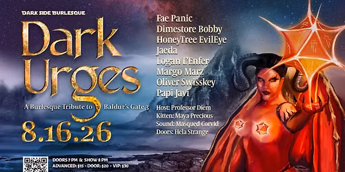 Dark Side presents Dark Urges: A Burlesque Tribute to Baldur's Gate 3