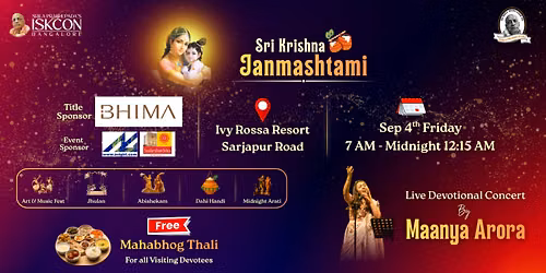 Sri Krishna Janmashtami 2026 | Sarjapur Road, Bangalore