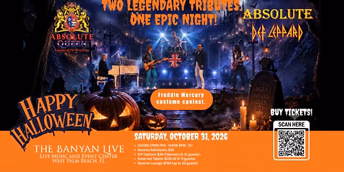 Two Legendary Tributes, One Epic Night: Absolute Queen and Absolute Def Leppard