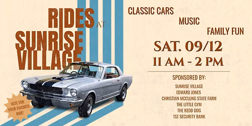 RIDES at Sunrise Village Car Show
