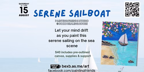 Serene Sailboat Paint Party