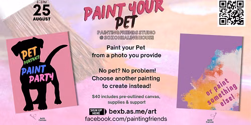 Paint Your Pet! (or something else) Paint Party