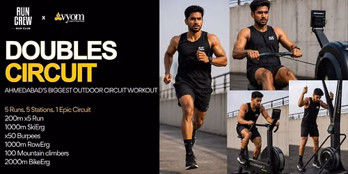 RUN CREW X VYOM FITNESS STUDIOS - Ahmedabad's Biggest Outdoor Circuit Workout