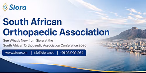 See What's New from Siora at the South African Orthopaedic Association Conference 2026