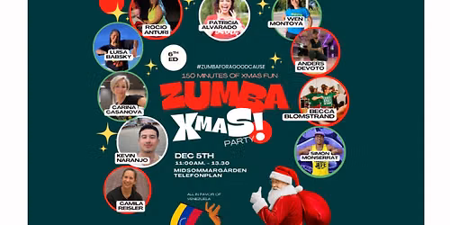 Zumba Christmas Party Stockholm 2026