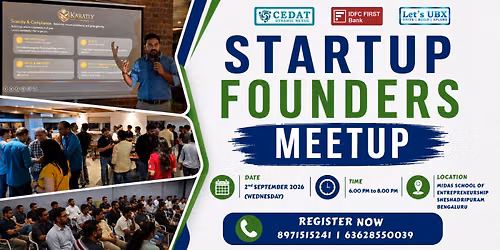 Startup Founders Meetup by CEDAT