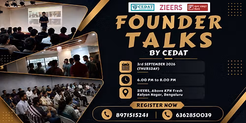 Founder Talks by CEDAT