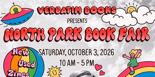 Verbatim Books presents the North Park Book Fair 