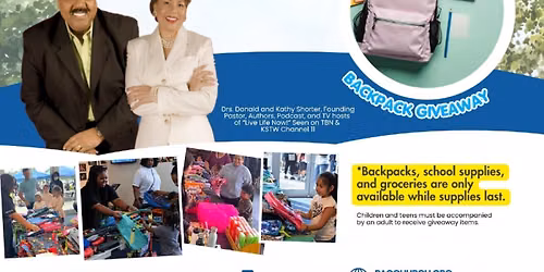 Jesus N the Parking Lot Backpack Giveaway