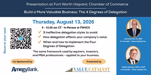 Build a More Valuable Business: The 4 Degrees of Delegation