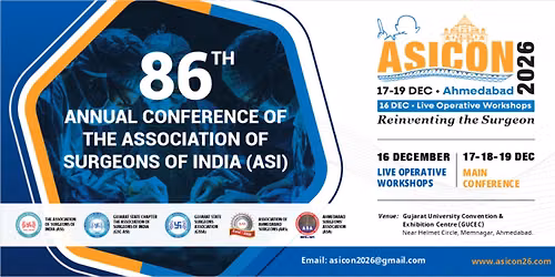 ASICON 2026 \u2013 86th Annual Conference of the Association of Surgeons of India
