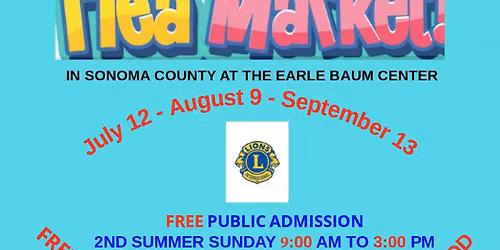 RLMF Flea Market Santa Rosa @ Earl Baum Center for the Blind