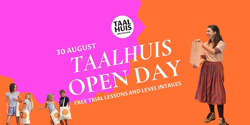 Taalhuis Open Day 30 August - LEARN A LANGUAGE