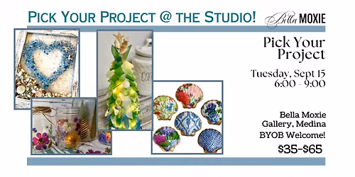 Pick Your Project - From Resin to Sea Glass & Decoupage