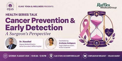 FREE Health Series talk: Cancer Prevention and Early detection