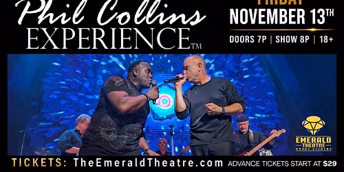 The Phil Collins Experience at Emerald Theatre