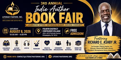 LiteracyNation 3rd Annual Book Fair-Corner of 49th & Parkside - 4th District Container Village