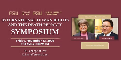 International Human Rights and the Death Penalty Symposium