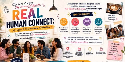 Real Human Connect: Fun, Coffee & Conversations
