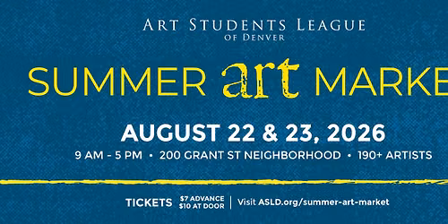 ASLD Summer Art Market