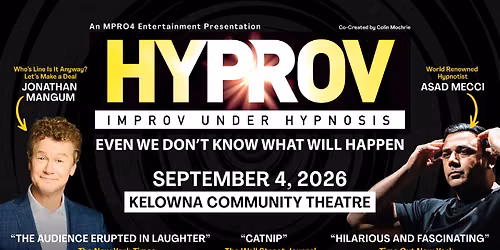 Hyprov: Improv Under Hypnosis Comedy Show