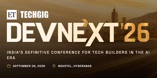 Developer Event and Conference Hyderabad- ET DevNext
