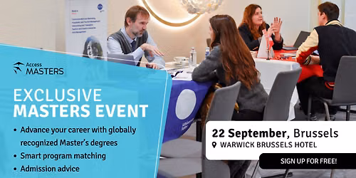  Your Global Master's Journey Starts in Brussels | September 22