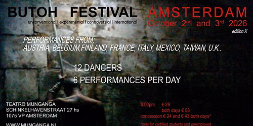 Butoh Festival Amsterdam
