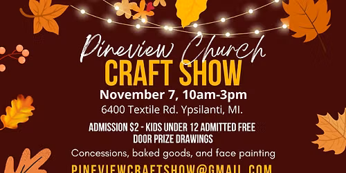 Pineview Craft Show
