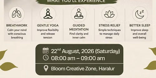Breathe, Move & Unwind: A Stress Relief Yoga Workshop