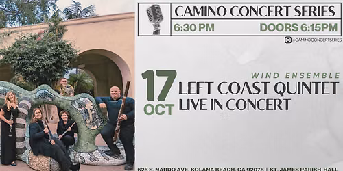 Camino Concert Series | Left Coast Quintet LIVE