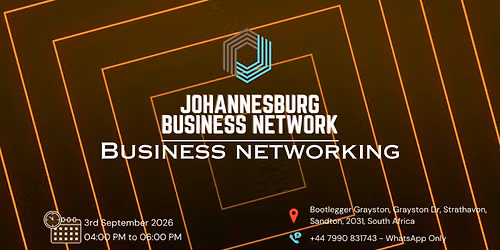 Business Networking Johannesburg 2026