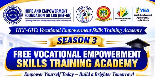 Free Vocational Empowerment Skills Training Academy Season-3