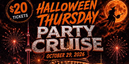 Toronto Halloween Thursday Boat Party