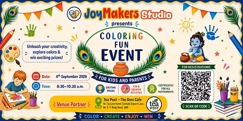 COLORING FUN EVENT - Kids & Parents