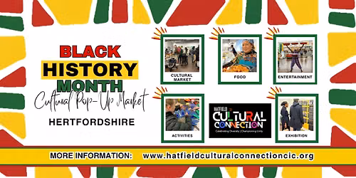 Black History Month Cultural Pop-up Market and Workshop Weekend