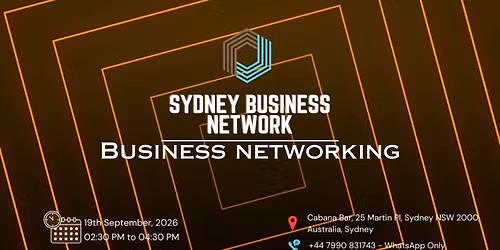 Business Networking Sydney 2026