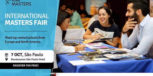 Discover the right Master's for your career at Access Masters Sao Paulo event