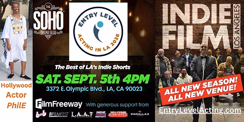 "EntryLevelActing.LA 2026 Promo" at Indie Film LA