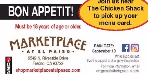 A Taste of the Marketplace at El Paseo Event is Happening Soon
