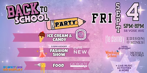 Back to School Party 