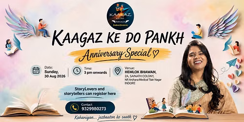 Kaagaz ke do Pankh, storytelling evening