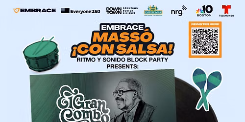 Embrace Mass\u00f3 \u00a1Con Salsa! Ritmo y Sonido Block Party