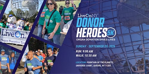 LiveOnNY Donor Heroes 5K Run\/Walk